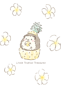 Hedgehog&Pineapple:white
