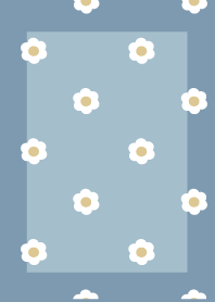 LightBlue Daisy Florets Dull flower
