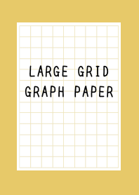 LARGE BEIGE GRID GRAPH PAPER/DUSTY YEL