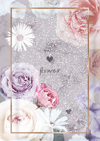 Marble and flowers brown51_2