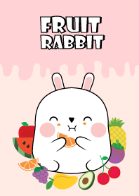 White Rabbit And Fruit Theme