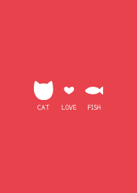 Kucing suka ikan.