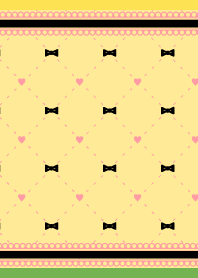 Ribbon and lace05 yellow