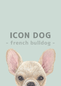 ICON DOG - french bulldog - PASTEL GR/03