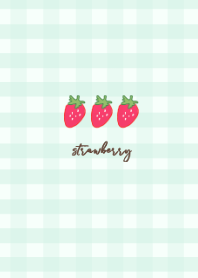 strawberry plaid =mint choco=
