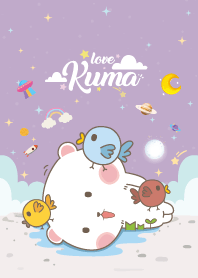 Kuma Love Galaxy Violet