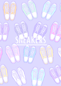 Rainbow sneakers/purple WV
