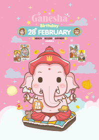 Ganesha x February 28 Birthday
