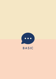 Simple&Basic/ Navy&Beige  Peach Pink