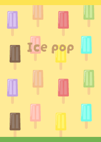 Ice pop01 on yellow