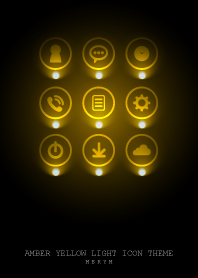 AMBER-YELLOW LIGHT ICON THEME