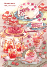 シマエナガとチェリー