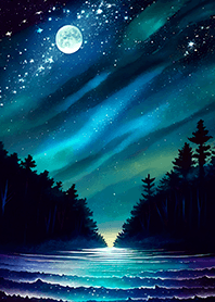 Beautiful starry night view#2199