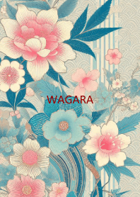 WAGARA BLUE-Japanese style pattern 49