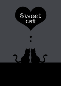 sweet cat 【black&gray】