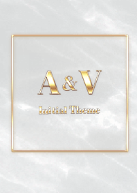 [ A&V ] Initial Theme  Gold Gray
