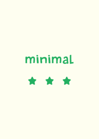 ミニマル B式 <白緑>