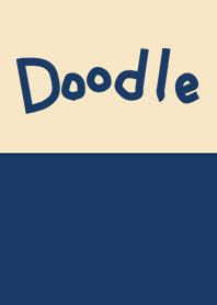 Navy & Beige Simple design 35