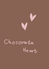 Chocolate pink heart