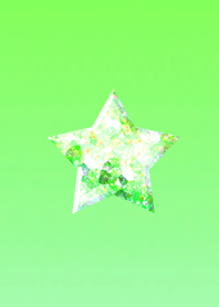 Green Crystal Star