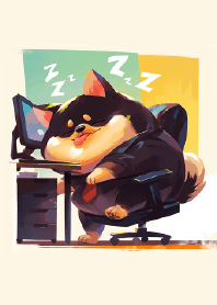 Office Worker Shiba Inu-03152177