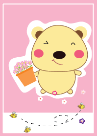 Simple cute bear theme v.15