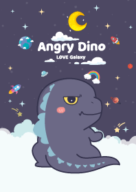 Angry Dino Chic Cloud Purple