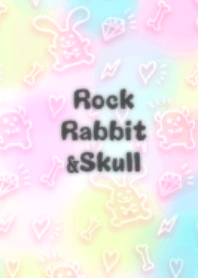 Rock rabbit and skull / marble