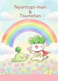 Pink,Nyantopi-man (flower field)