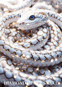 Diamond and white snake 37