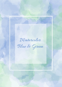 Water Color: Blue and Green