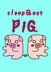 sleep and eat pigs