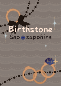 Birthstone ring (Sep) + camel [os]