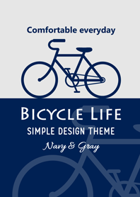 Bicycle Life "Navy & Gray"