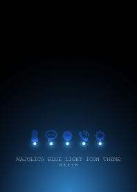 MAJOLICA BLUE LIGHT ICON THEME