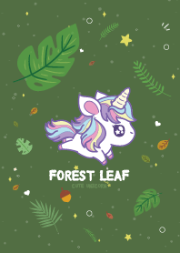 Unicorn Forest Leaf Lovely