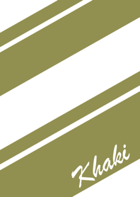 Simple Khaki & White No.3