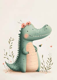 Cute little crocodile 1
