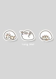 軟爛小海豹 - 灰色