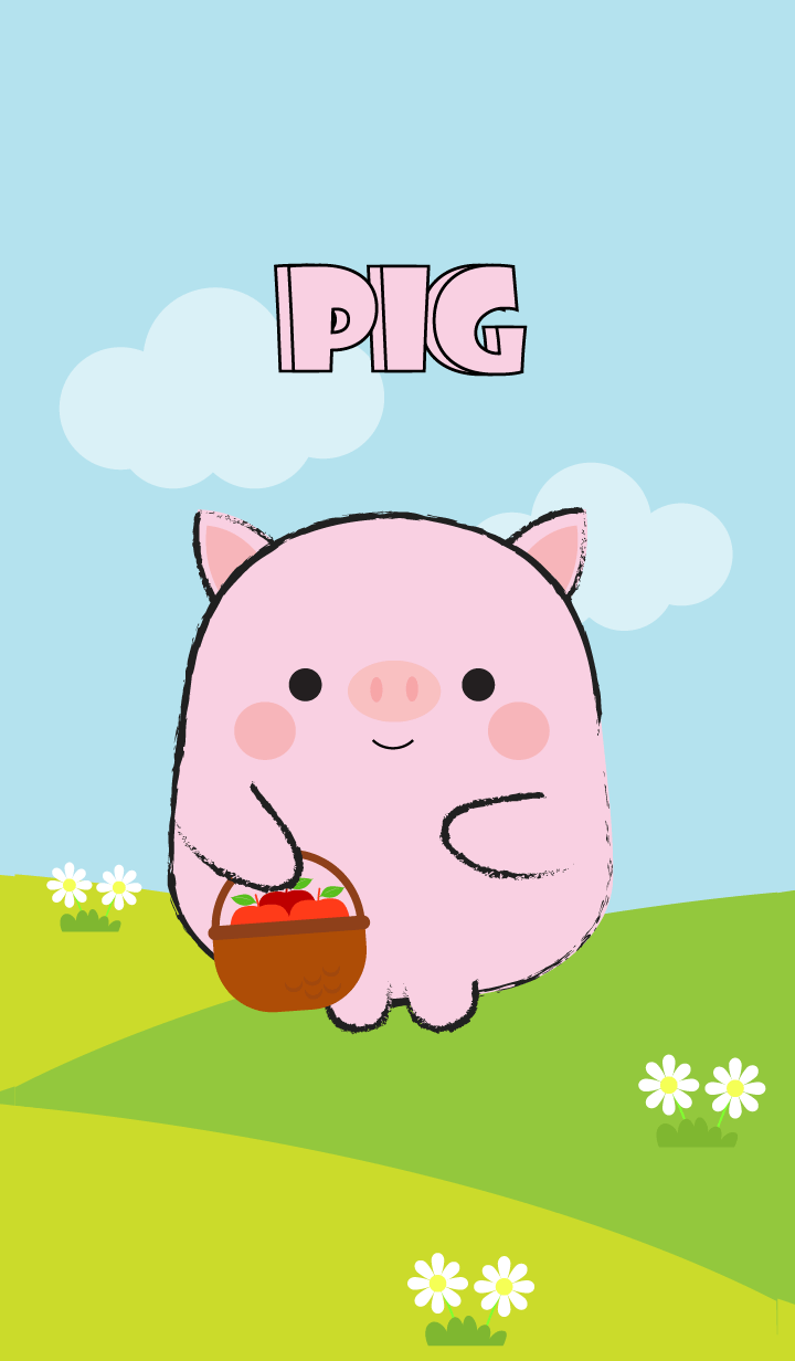 Pretty Fat Cute Pig Theme (jp)