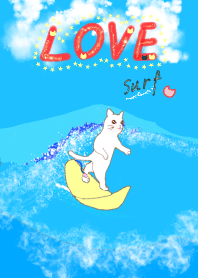 Hareruki of lovely surfin cat theme2#pop