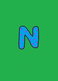 This is initial N(light blue pink dot)