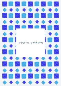 square pattern4- watercolor-