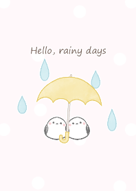 Shimaenaga&Rainy days:pink dot