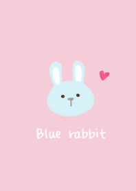 Soft blue rabbit