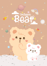 Croissant Bear Mini Light Brown