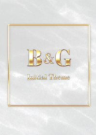 [ B&G ] Initial Theme  Gold Gray