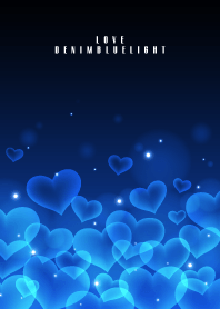 DENIM BLUE HEART