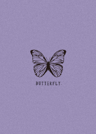 Simple Butterfly - ラベンダー -