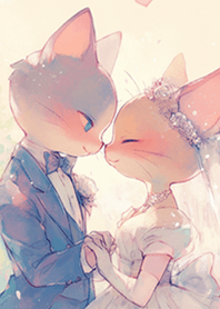 貓咪の夢中婚禮❤